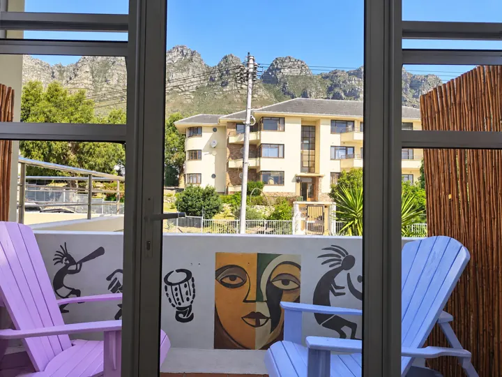 Private mountain-view terrace