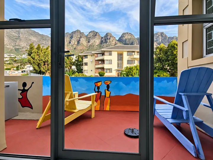 Private mountain-view terrace