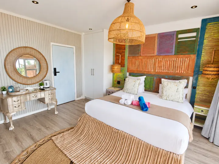 Bedroom with natural textures