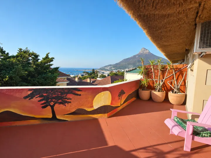 Private terrace with sea views
